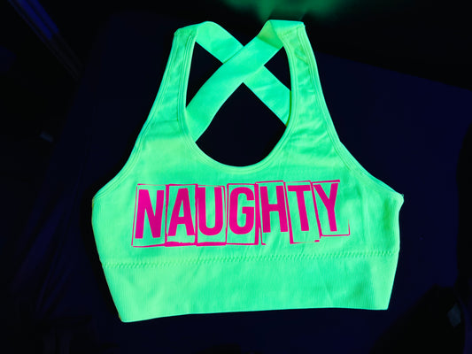 Naughty Sports Top + String