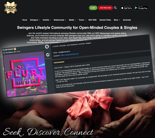 💥 FLURT is nu officieel te vinden op SDC.com!