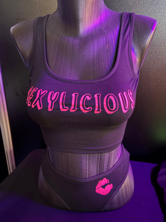 Sexylicious Crop Top + String