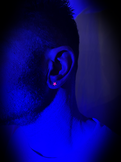 Neon Star Stud (3 kleuren)