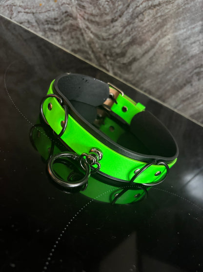 Neon Black Choker