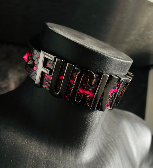 Letters Luxe - Black/Pink Snake Edition