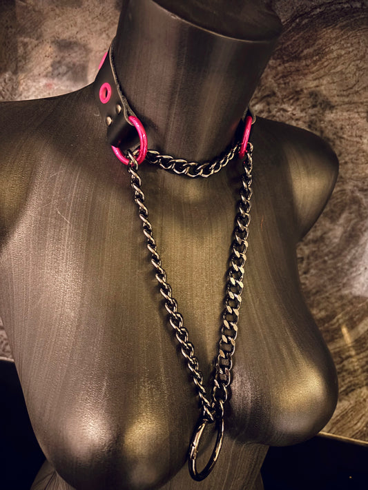 Chain Leash Collar