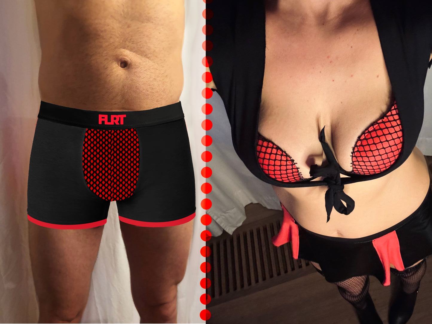 ♥️ Red Temptation Couple Set