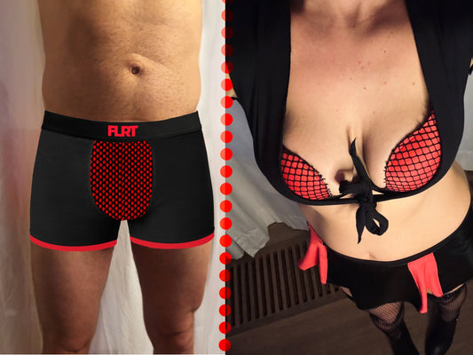 ♥️ Red Temptation Couple Set