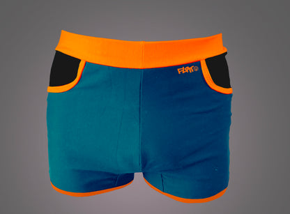 Neon Contrast Short