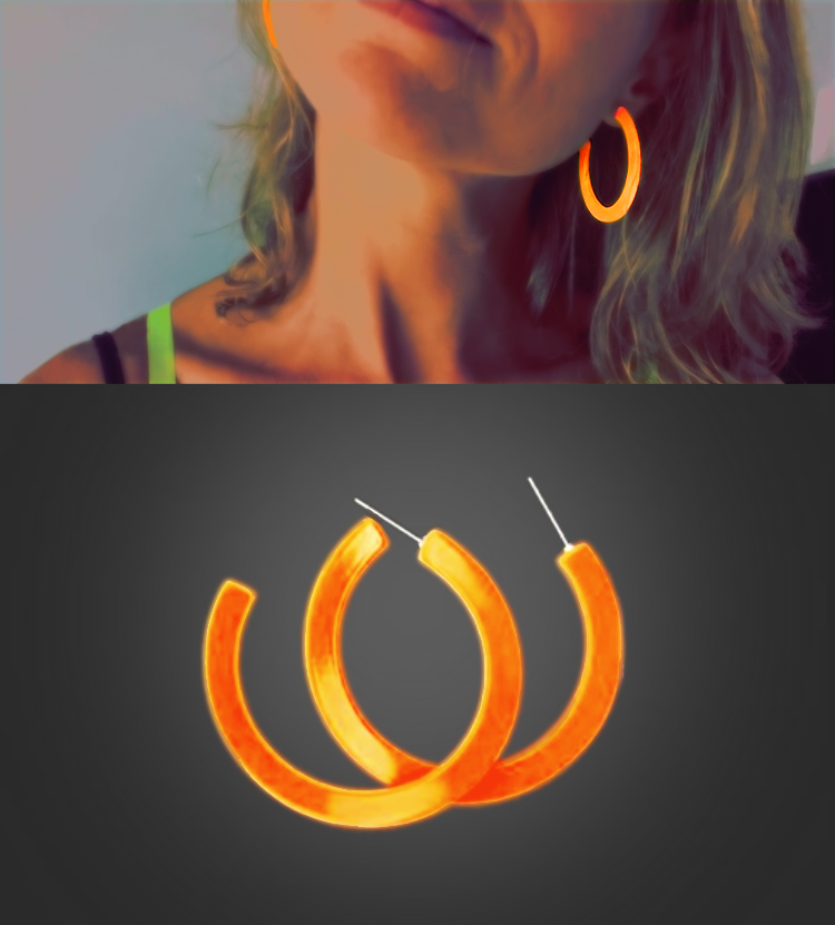 Fluo Party Oorbellen