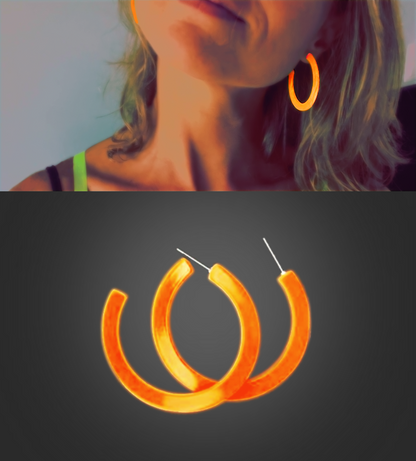 Fluo Party Oorbellen